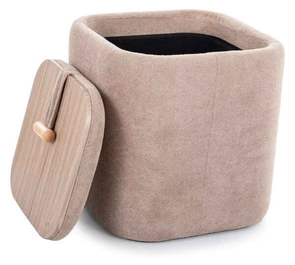 Bež tabure NAP s prostorom za pohranu 37x37 cm