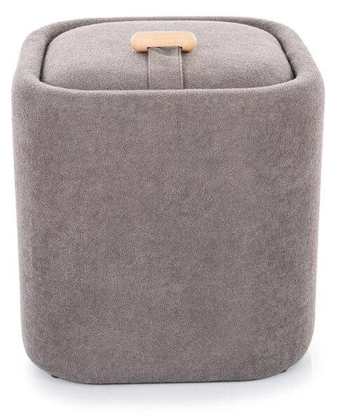 Siva tabure NAP s prostorom za pohranu 37x37 cm