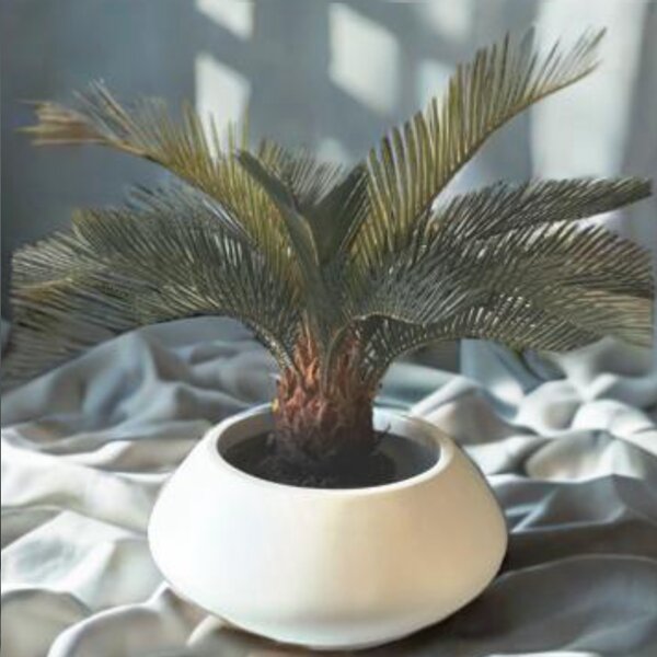 Ukrasna tegla Kirka bijele boje 35 x 17 cm - Bijela - 0 - 30cm - do 30cm - DA