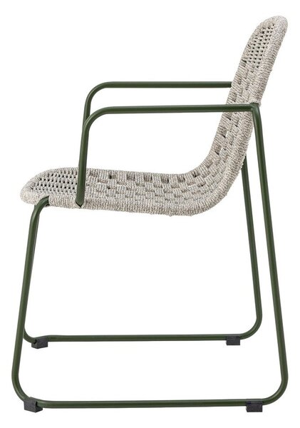 Siva metalna vrtna stolica Calana – Bloomingville