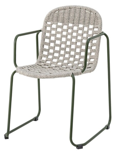 Siva metalna vrtna stolica Calana – Bloomingville