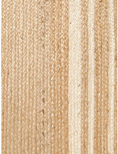 Krem/u prirodnoj boji obostrani/ručno rađen juten tepih 120x170 cm Jutta – Hanse Home