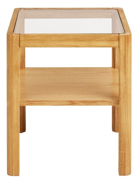 Pomoćni stol sa staklenom pločom stola 40x40 cm Lourmarin – House Nordic