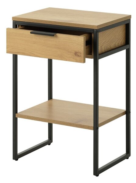 Pomoćni stol u dekoru hrasta 30x40 cm Cesura – Unique Furniture