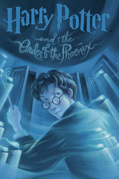 Umjetnički plakat Harry Potter - Order of the Phoenix book cover, (26.7 x 40 cm)