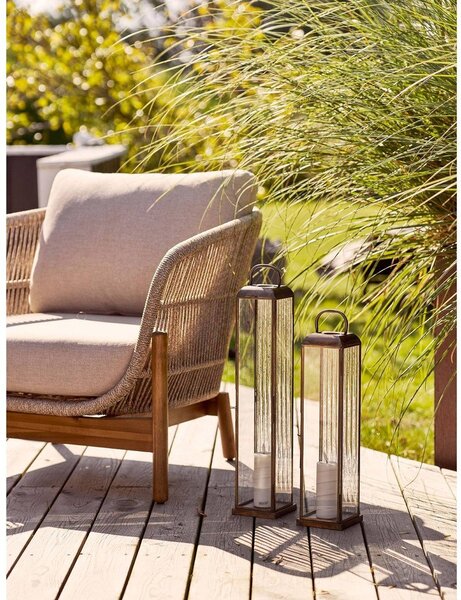 Metalna/staklena lanterna (visina 60 cm) Herslev – House Nordic