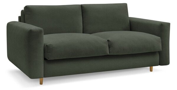 Zelena sofa za spavanje/sklopiva 220 cm Cocoone – Bobochic Paris