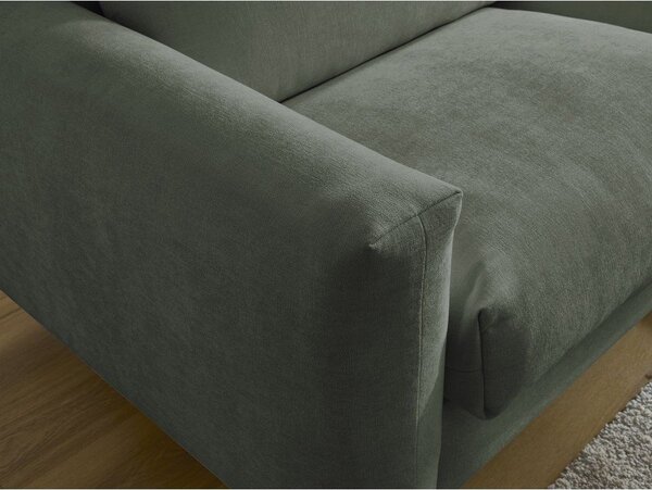 Zelena sofa za spavanje/sklopiva 220 cm Cocoone – Bobochic Paris