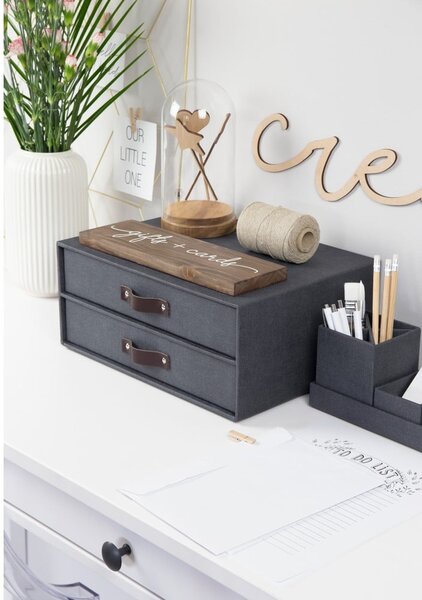 Kartonski uredski organizator za ladicu Birger Canvas Paper Laminate – Bigso