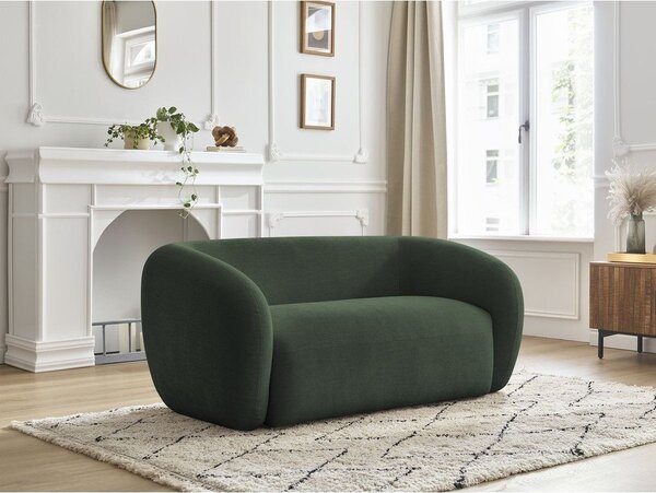 Zelena sofa od šenila 160 cm Celine – Bobochic Paris