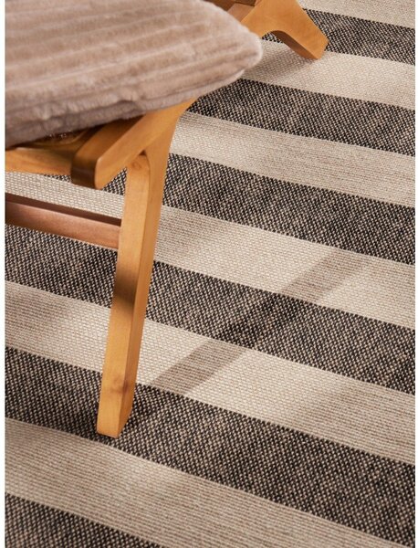 Crni/krem obostrani/ručno rađen juten tepih 120x170 cm Playa – Hanse Home