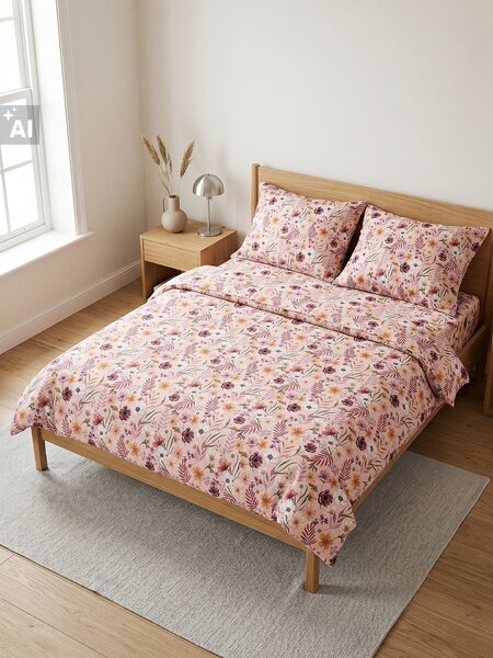 Sinsay - Komplet posteljine od mikrovlakana s cvjetnim motivom