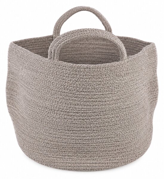 Košara za pohranu s ručkama COTTON HAVEN 35x35 cm - više boja Boja: Růžovohnědá