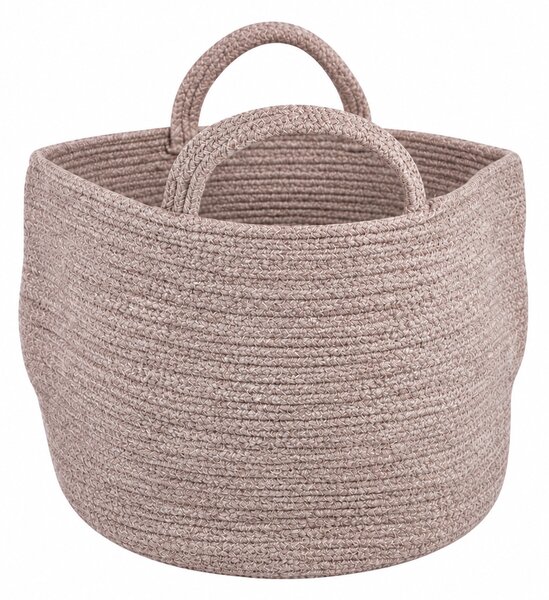 Košara za pohranu s ručkama COTTON HAVEN 35x35 cm - više boja Boja: Růžovohnědá