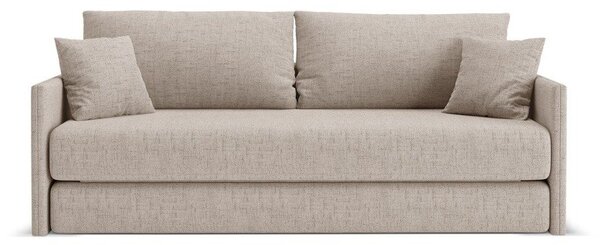 Svjetlo smeđa sklopiva sofa od šenila 209 cm Shannon – Cosmopolitan Design