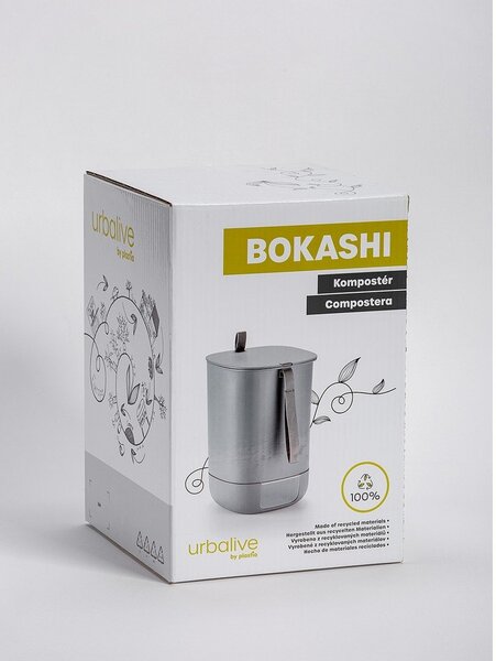 Sivi komposter 10,6 l Bokashi – Plastia