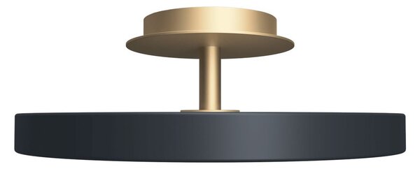 UMAGE LED stropna svjetiljka Asteria UP PLUS, antracit Ø 31 cm CCT, prigušiva, Crno, Dnevni boravak/blagovaonica, Metal
