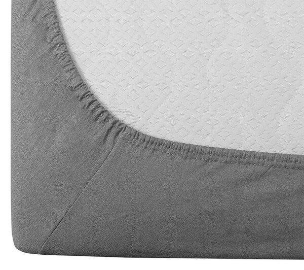Jersey plahta HIGHFIT svijetlosiva 90 x 200 cm