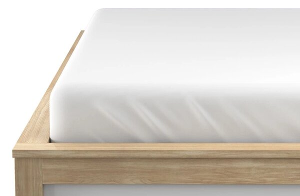 Jersey plahta HIGHFIT bijela 90 x 200 cm