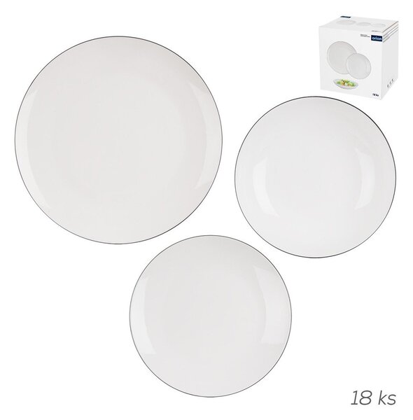 Servis za jelo 18 kom od new china bone porculana Decora – Orion
