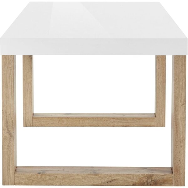 Bijeli blagovaonski stol 90x160 cm Solid – Støraa