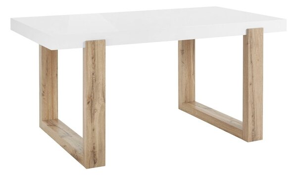 Bijeli blagovaonski stol 90x160 cm Solid – Støraa