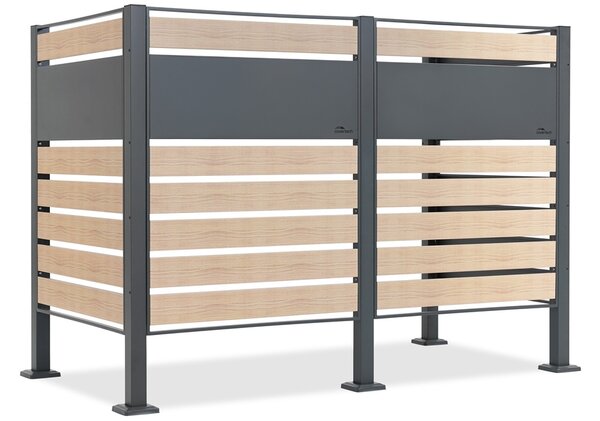 Kućište za 2 kante za otpatke 120l ili 240l Breda CoverTech
