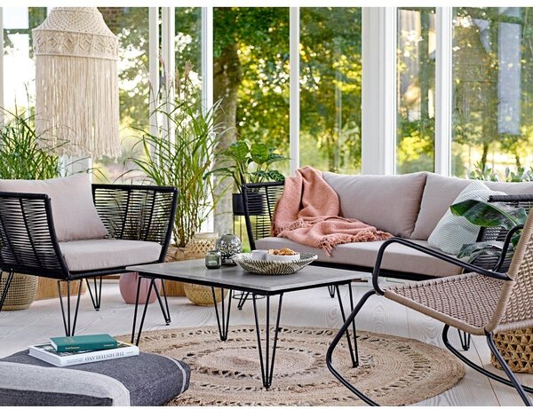 Bež vrtna sofa Mundo – Bloomingville
