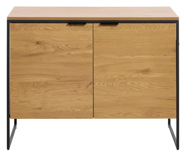 Komoda u dekoru hrasta u prirodnoj boji 104,5x80x45 cm Cesura – Unique Furniture