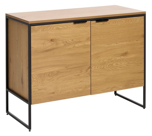 Komoda u dekoru hrasta u prirodnoj boji 104,5x80x45 cm Cesura – Unique Furniture