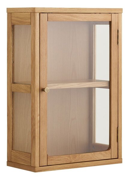 Viseća vitrina u prirodnoj boji 40x60x20 cm Zamora – House Nordic