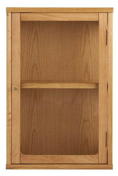 Viseća vitrina u prirodnoj boji 40x60x20 cm Zamora – House Nordic