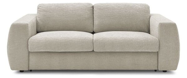 Bež sofa za spavanje/sklopiva od šenila 240 cm Hugo – Bobochic Paris