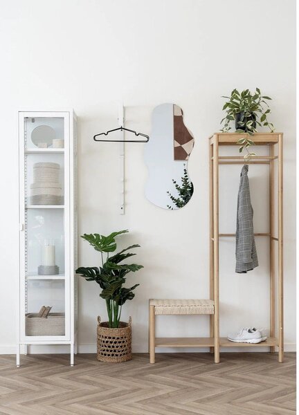 Bijela metalna vitrina 40x180 cm Brisbane – House Nordic