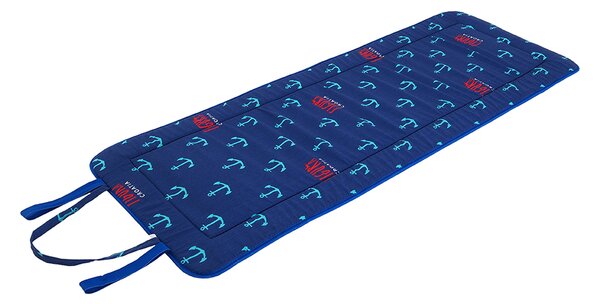 Plažna ležaljka u roli SIDRO 148x52 cm, plava