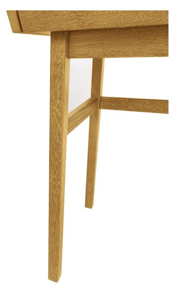 Uredski radni stol u dekoru hrasta 44x115 cm Carteret – Woodman