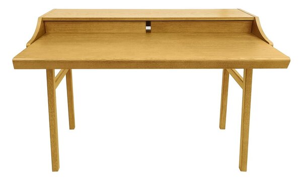 Uredski radni stol u dekoru hrasta 44x115 cm Carteret – Woodman