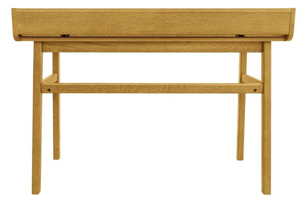 Uredski radni stol u dekoru hrasta 44x115 cm Carteret – Woodman