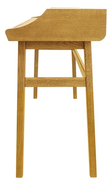 Uredski radni stol u dekoru hrasta 44x115 cm Carteret – Woodman