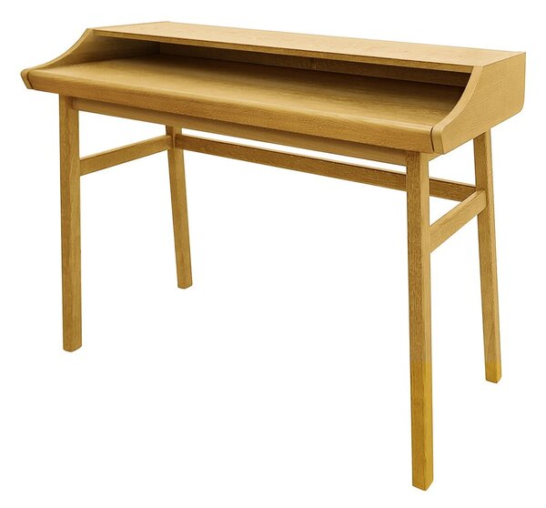 Uredski radni stol u dekoru hrasta 44x115 cm Carteret – Woodman