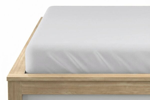 Jersey plahta HIGHFIT srebrna 90 x 200 cm
