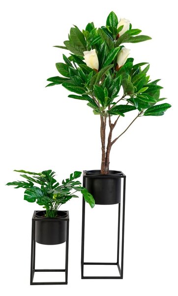 Set od 2 crne metalne tegle za cvijeće House Nordic Marla