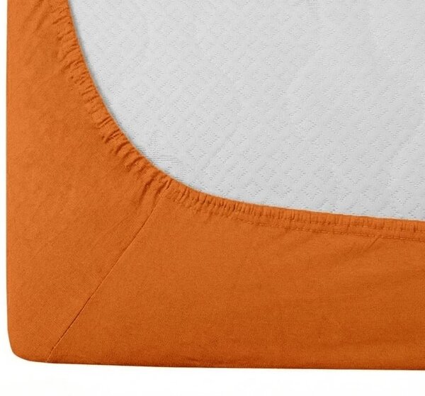 Jersey plahta HIGHFIT narančasta 90 x 200 cm