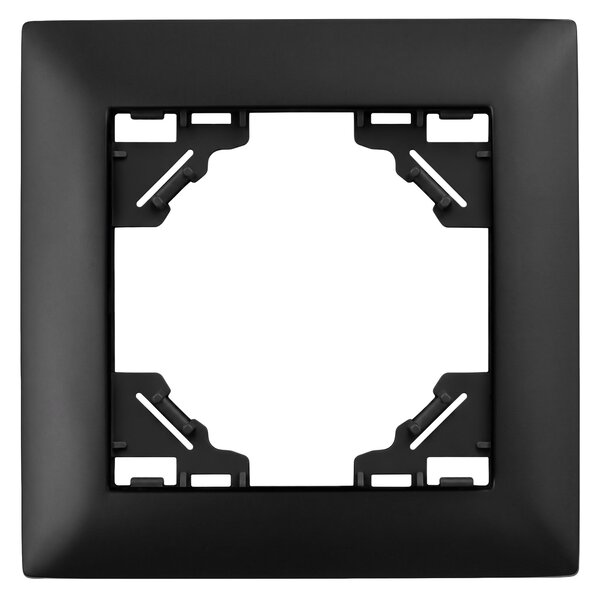 Jednostruki okvir za utičnice OSTE JNH013-1F Black