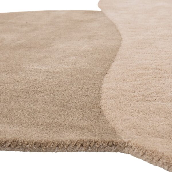 Smeđi vunen tepih 110x140 cm Denton – Bloomingville