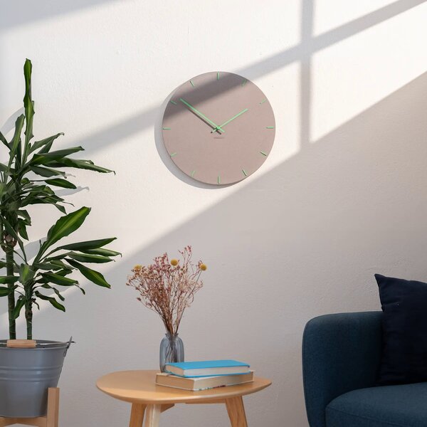 Zidni sat Luxhora Pura Circ Light Grey 11 boja kazaljki