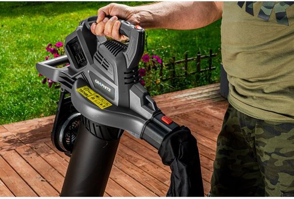 Vrtni usisavač Energy+ 36V Li-lon, 2u1, kapacitet vrećice 35L, bez baterije 58G036 GRAPHITE