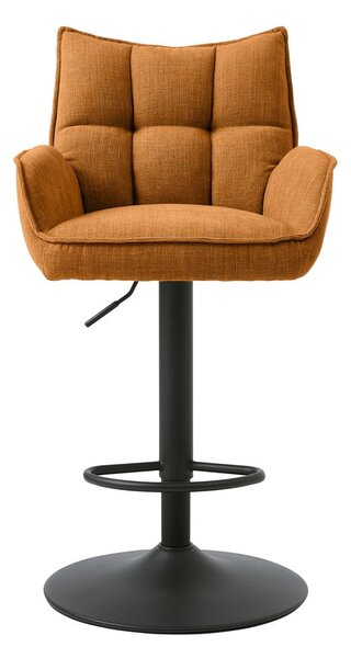 Narančaste barske stolice u setu podesive visine 2 kom Marilla – Unique Furniture