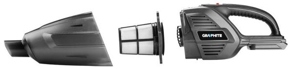 Usisavač na baterije 2 u 1 58G097 GRAPHITE