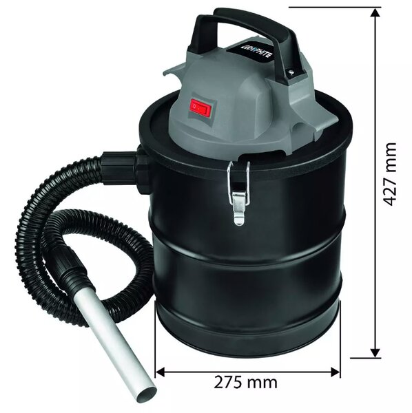 Usisavač pepela 15 l HEPA filter GRAPHITE Energy+